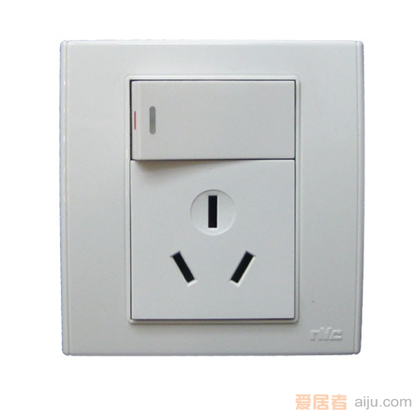 雷士16A三孔插座（帶開關）K1B167 品質與安全的完美結合